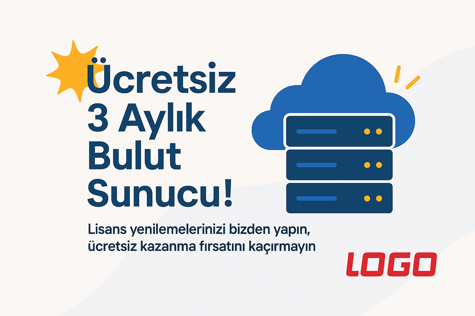 Logo Ücretsiz Bulut Sunucu Kampanyası